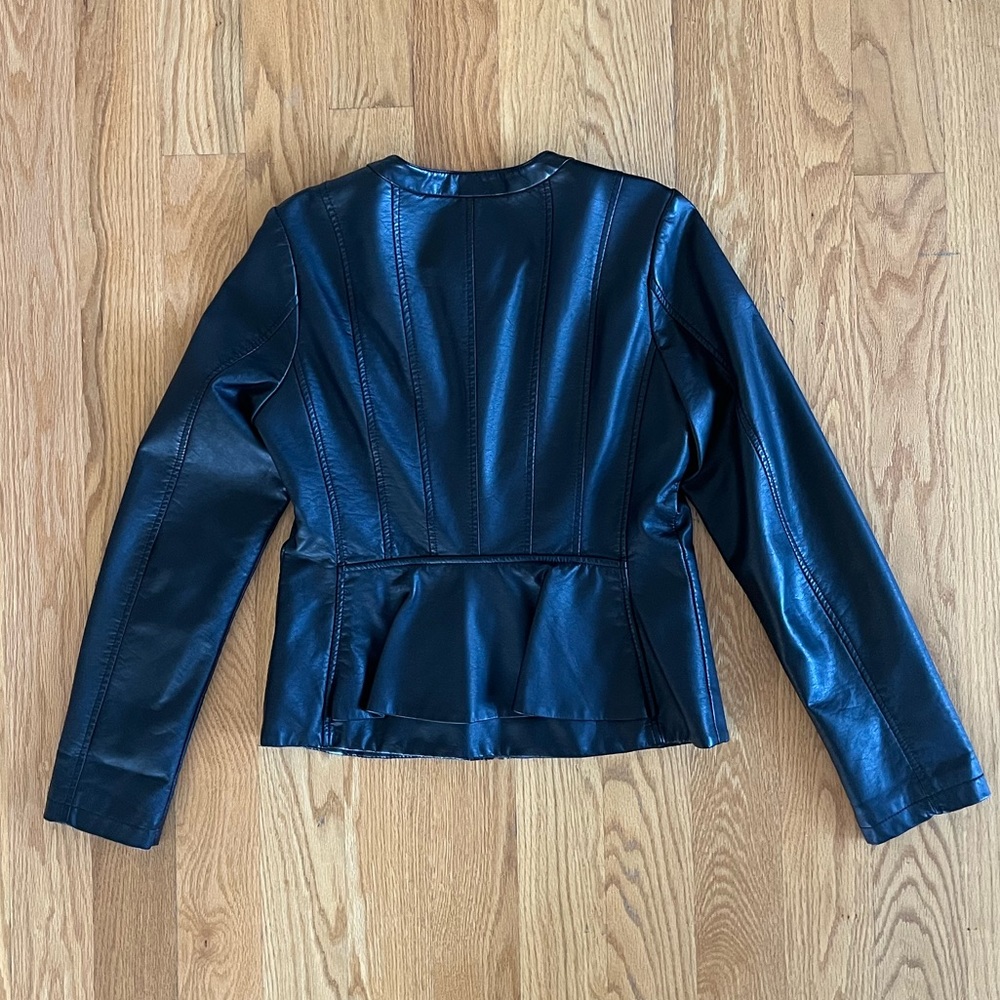 Vegan Leather Jacket - image 8